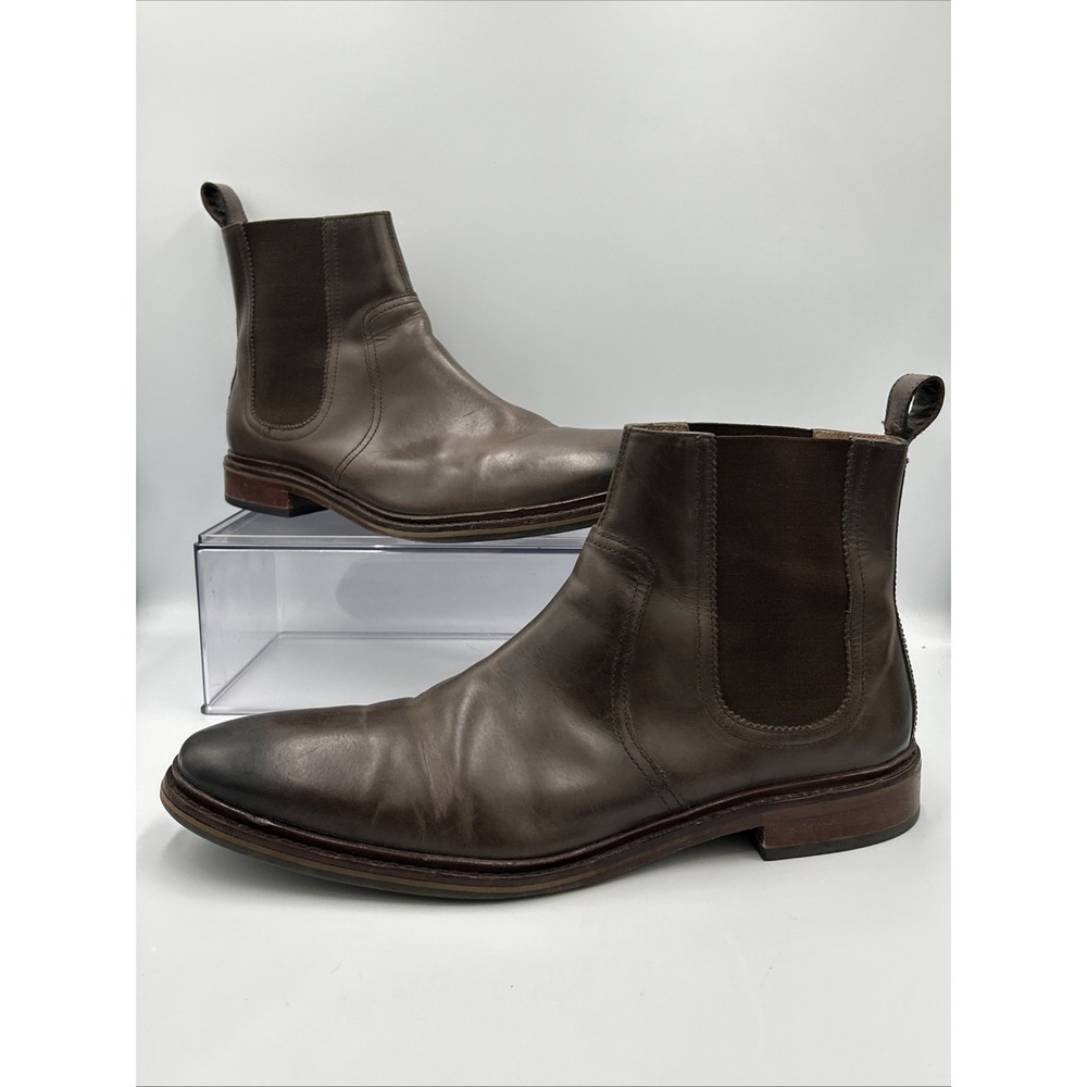 COLE HAAN Boot Mens Williams Welt Chelsea Boot C23801 Size 11 1/2M Brown Slip On